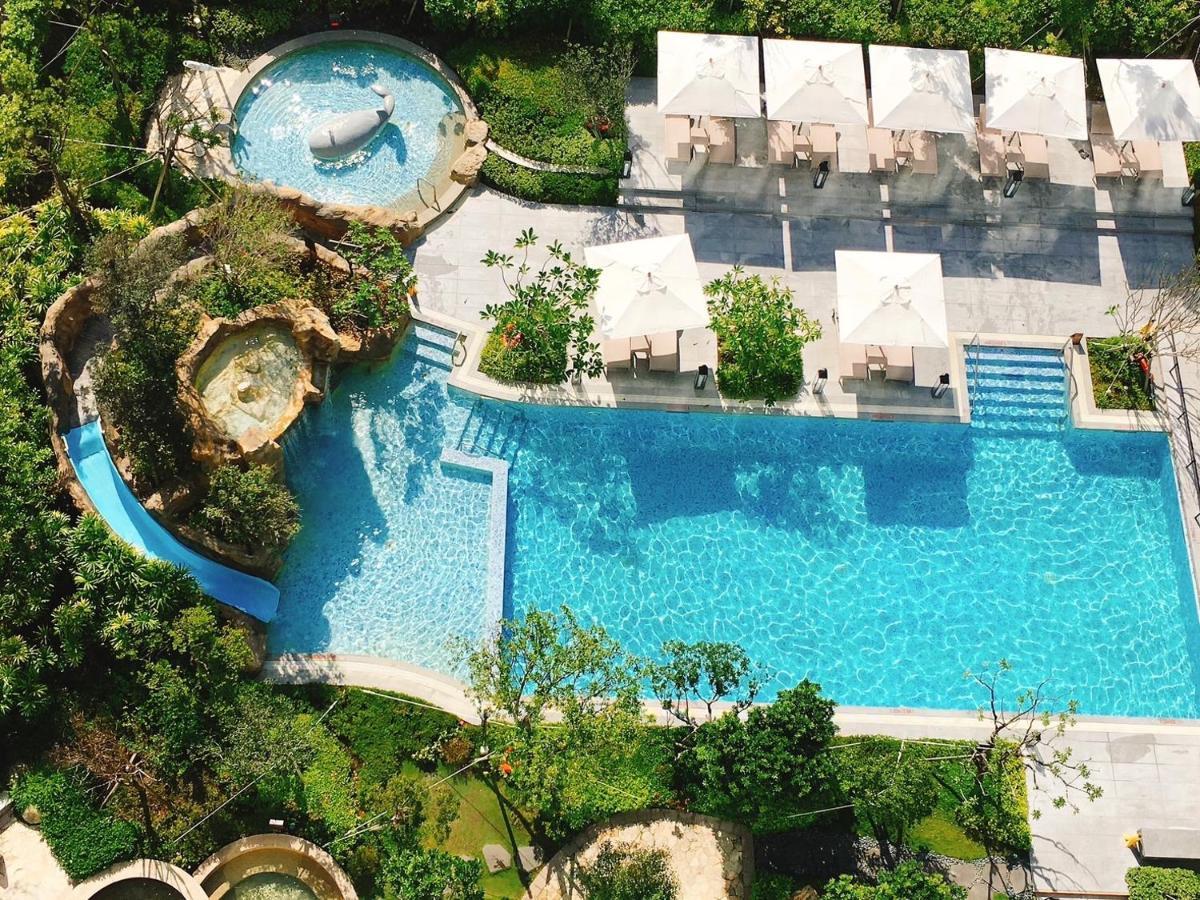 Mu Jiaoxi Hotel Εξωτερικό φωτογραφία The swimming pool at the hotel